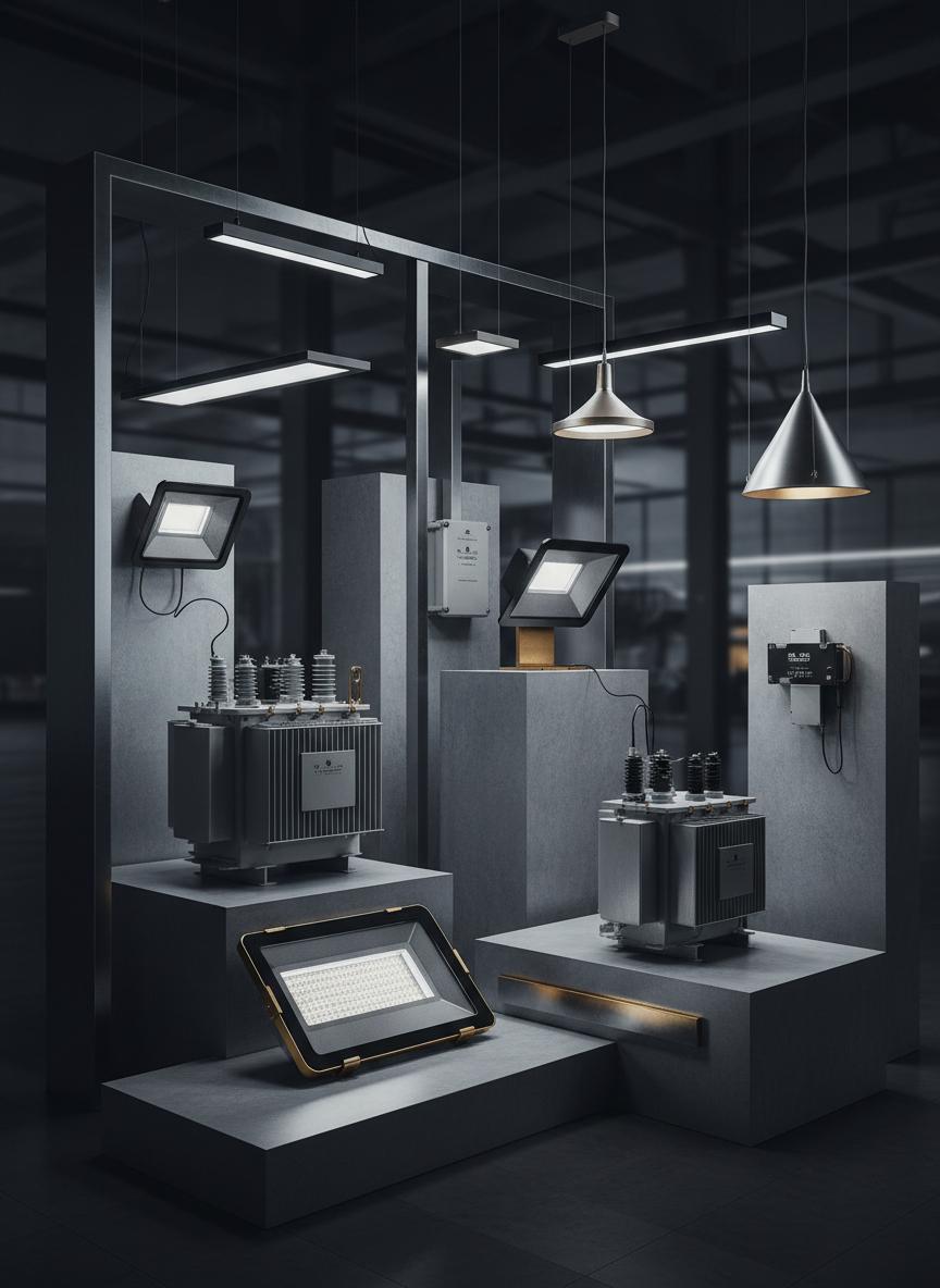 Electrical lighting products display